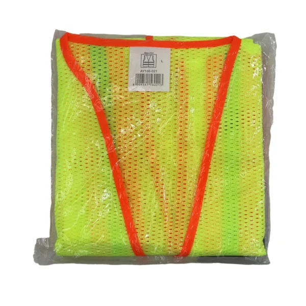 High Visibility Mesh Safety Vest Reflective Work Vest L Green AY156-019