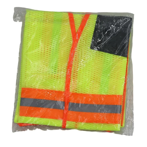 High Visibility Mesh Safety Vest Reflective Work Vest L Green AY156-019