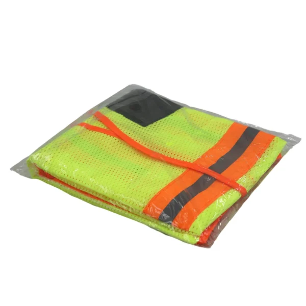High Visibility Mesh Safety Vest Reflective Work Vest L Green AY156-019
