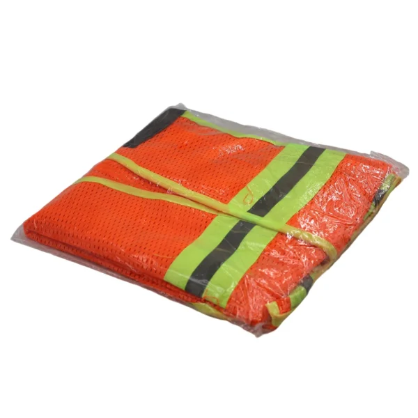 High Visibility Mesh Safety Vest Reflective Work Vest XL Orange AY156-019