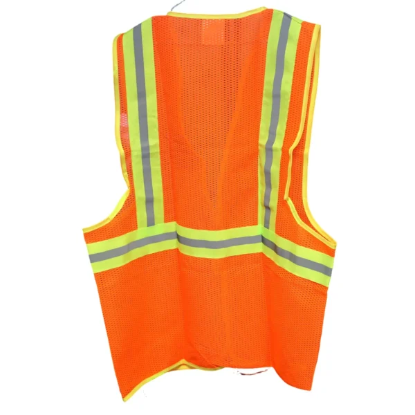 High Visibility Mesh Safety Vest Reflective Work Vest XL Orange AY156-019