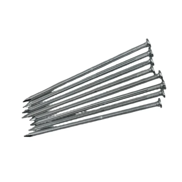 AIYI 5 Inch Concrete Nails 1kg, Heavy Duty Hardened Steel Masonry Nails AY006-007