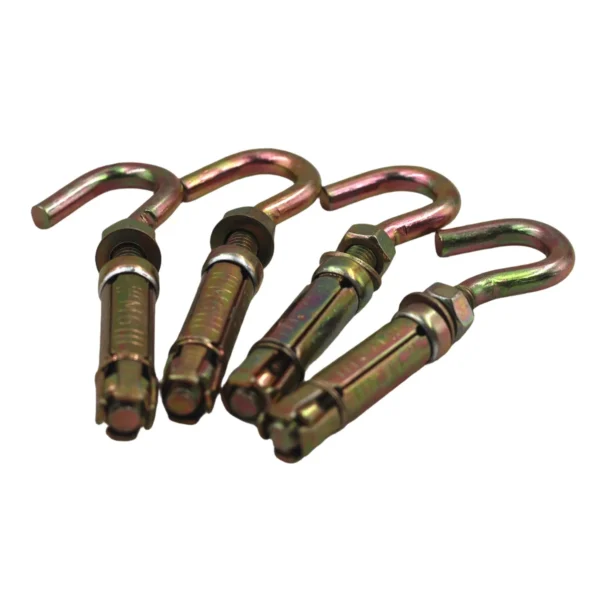 Four-Piece expansion bolt with hook 4pcs M6 AY199-161