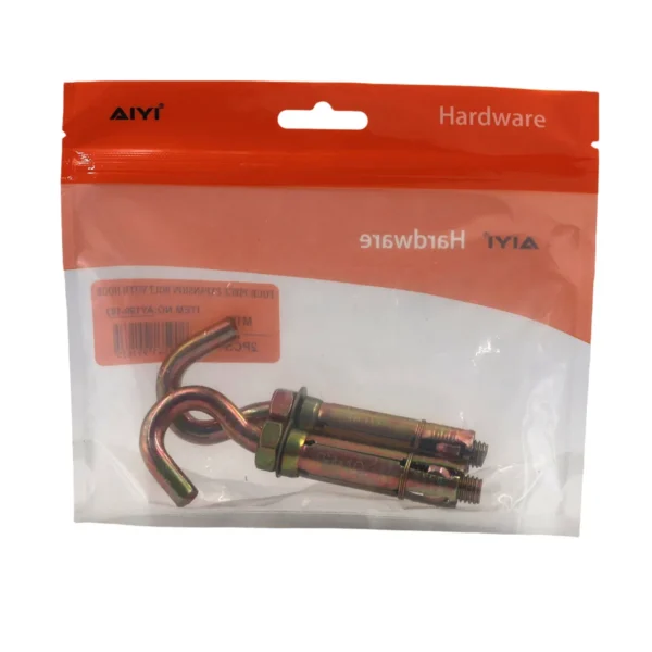 Four-Piece expansion bolt with hook 2pcs M10 AY199-163