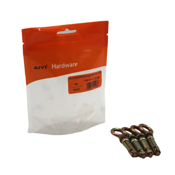 Four-Piece expansion bolt with sheep wye 4pcs M6 AY199-408