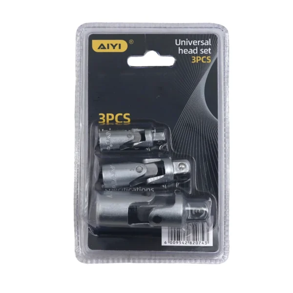 AIYI 3-Piece Universal Joint Socket Adapter Set AY282-743