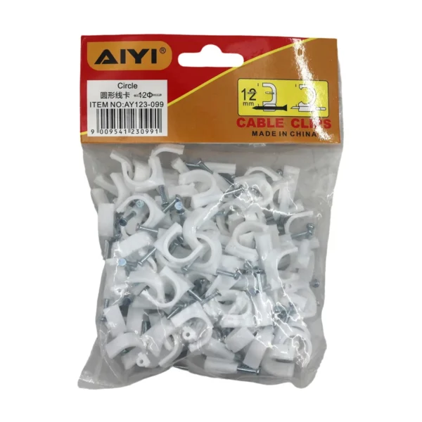AiYi Cable Clip Round 12mm AY010-058/AY123-099