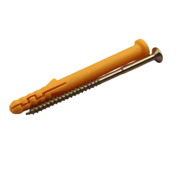 10x100mm Wall Plug & Screw Set 500g Pack, Wall Anchors AY264-010