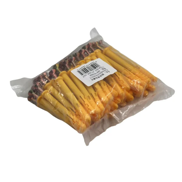 8x80mm Wall Plug & Screw Set 500g Pack, Wall Anchors AY264-007