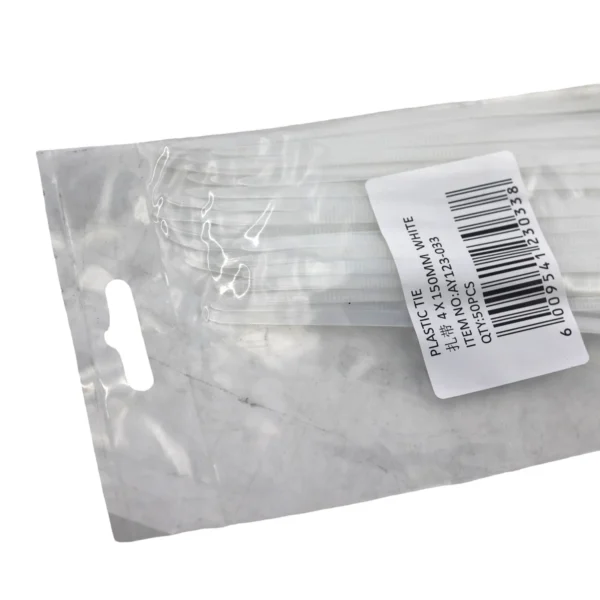 cable tie white small bag 4*150 AY123-033