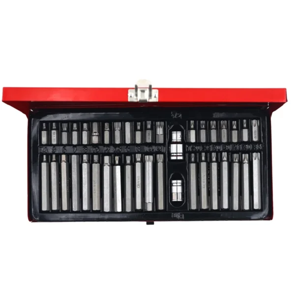 AIYI 40-Piece CR-V Bit Set with Metal Case, Hex, Torx & Spline Bits with Adapters AY001-175