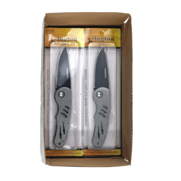 Folding Pocket Knife - 16cm Compact Stainless Steel Utility Knife AY035-004