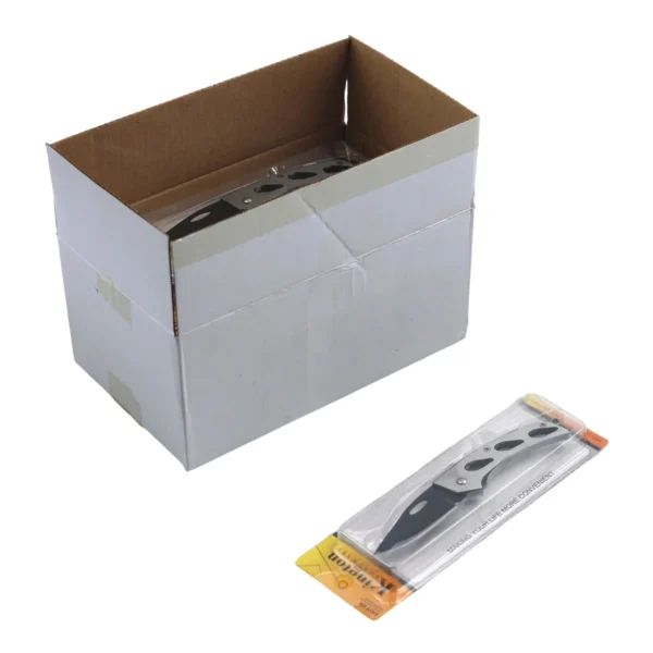 Folding Pocket Knife - 16cm Compact Stainless Steel Utility Knife AY035-003