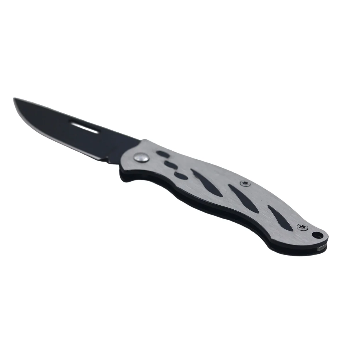 Folding Pocket Knife - 16cm Compact Stainless Steel Utility Knife AY035-001 - Image 3