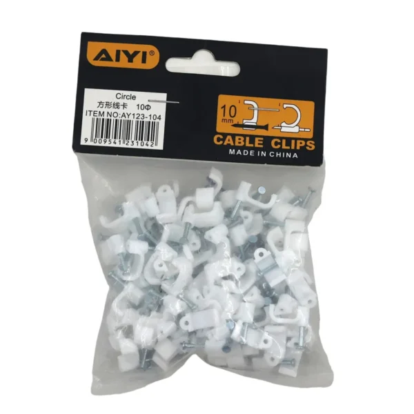 AiYi Cable Clip Flat 10mm AY010-013/AY123-104