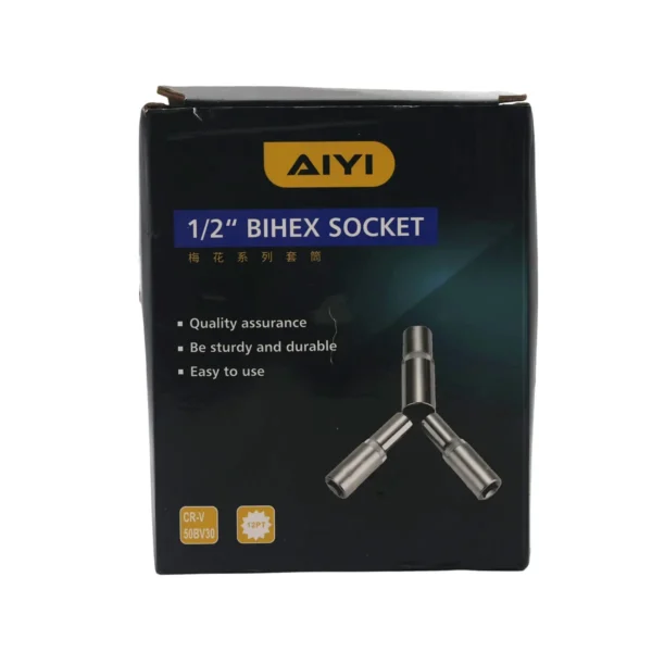 1/2" Bihex socket 12PT 14mm AY282-018