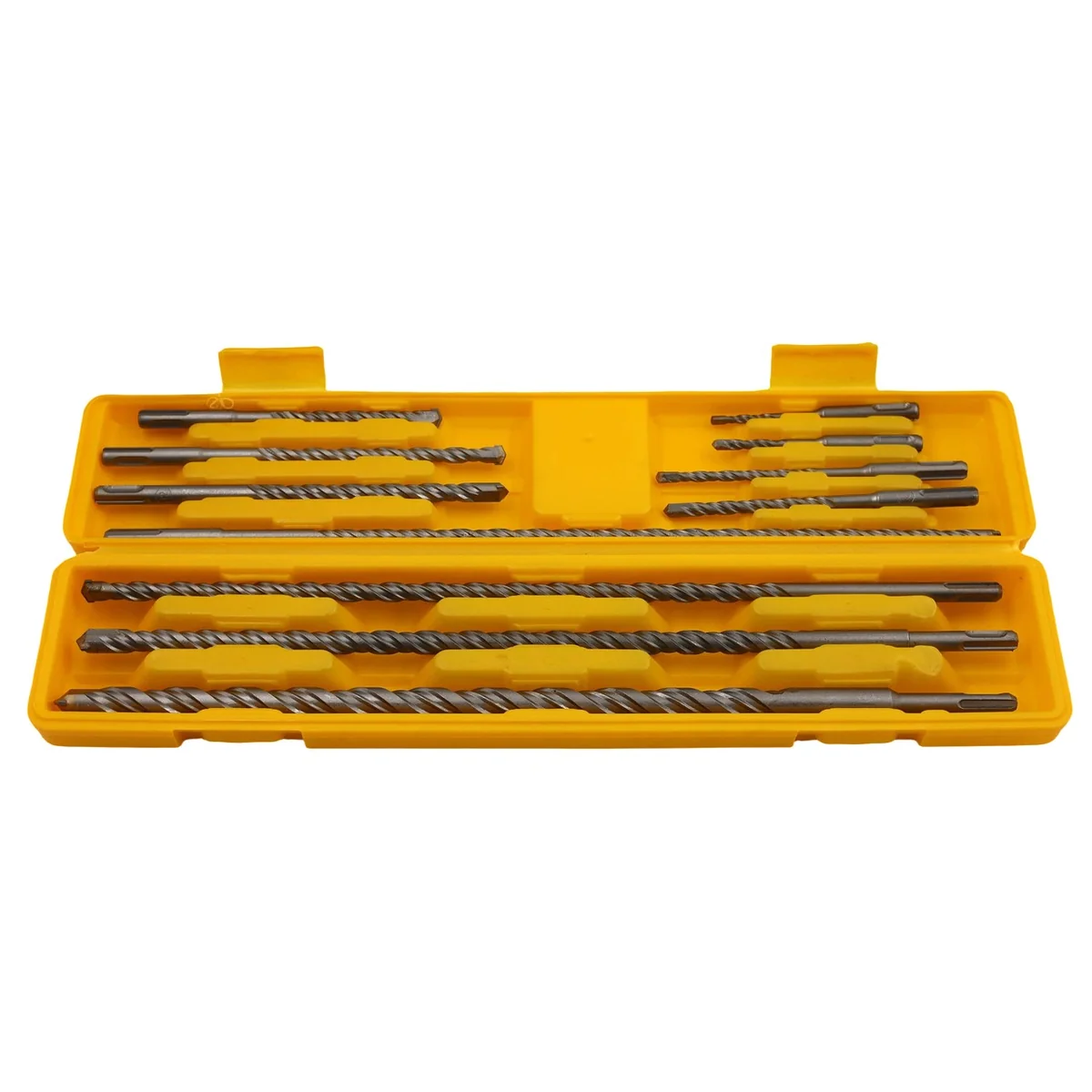 AIYI 11 Piece SDS Masonry Drill Bit Set, Tungsten Carbide Tip Concrete Drill Bits Kit AY025-006