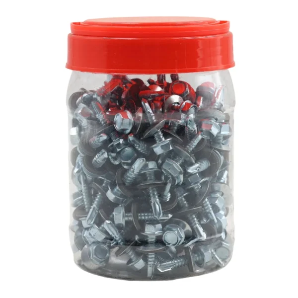 AIYI 150 Piece 6.3 x 25mm Tek Screws with Washer AY199-533