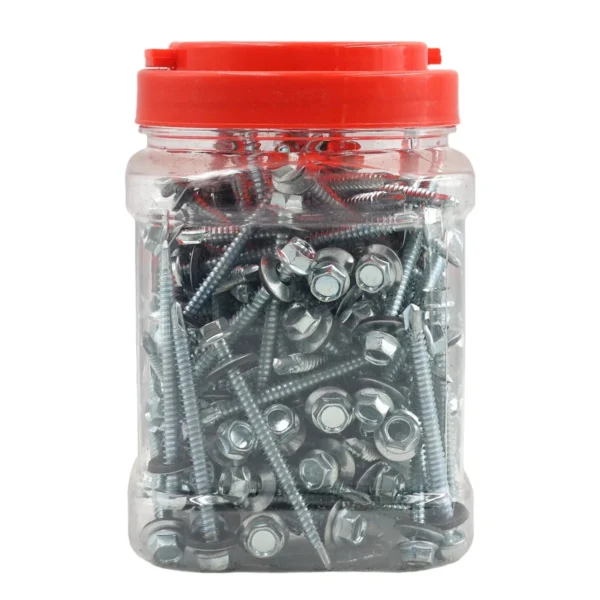 AIYI 100 Piece 6.3 x 75mm Tek Screws with Washer AY199-539