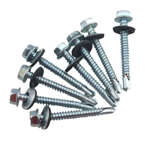 AIYI 150 Piece 6.3 x 50mm Tek Screws with Washer AY199-536