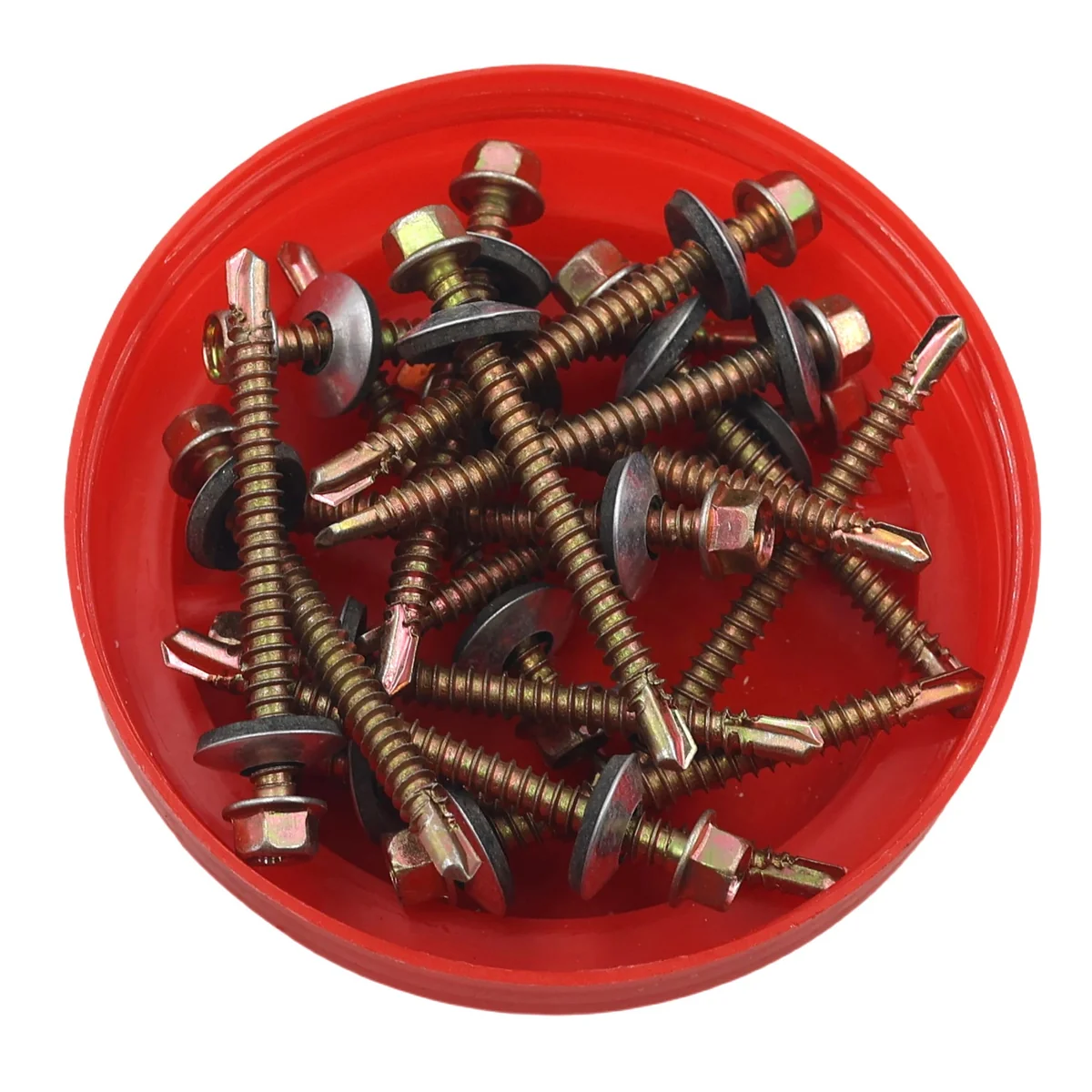AIYI 150 Piece 5.5 x 60mm Self-Drilling Tek Screws with Washer AY199-310 - Image 3