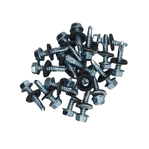 AIYI 150 Piece 6.3 x 25mm Tek Screws with Washer AY199-533