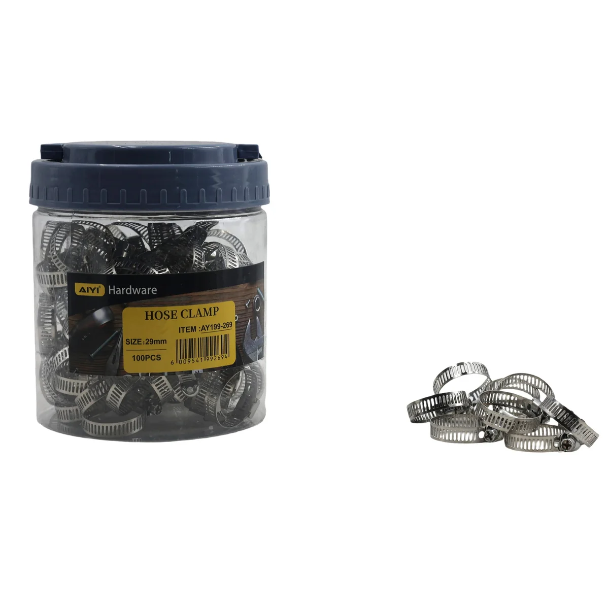 AIYI 100 Piece 29mm Hose Clamp Set AY199-269 - Image 2