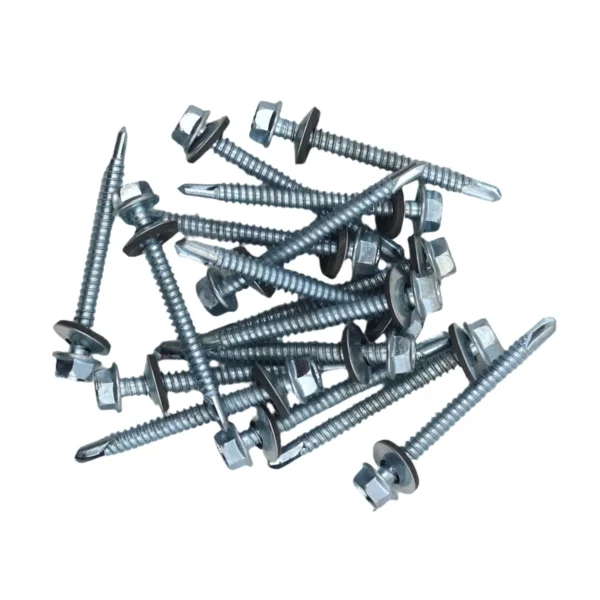 AIYI 100 Piece 6.3 x 60mm Tek Screws with Washer AY199-537