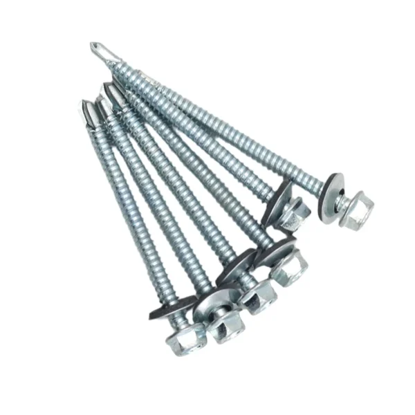 AIYI 100 Piece 6.3 x 75mm Tek Screws with Washer AY199-539
