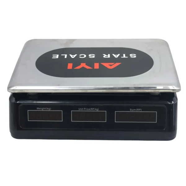 AIYI 30kg Digital Price Computing Scale - Electronic Retail Weighing Scale with Charger Included AY151-001