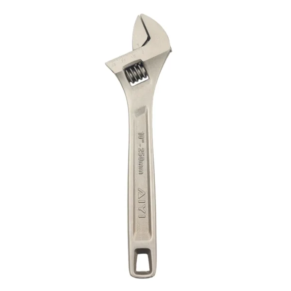 Adjustable wrench silver nice 10" AY157-003
