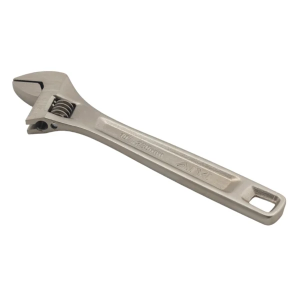 Adjustable wrench silver nice 10" AY157-003