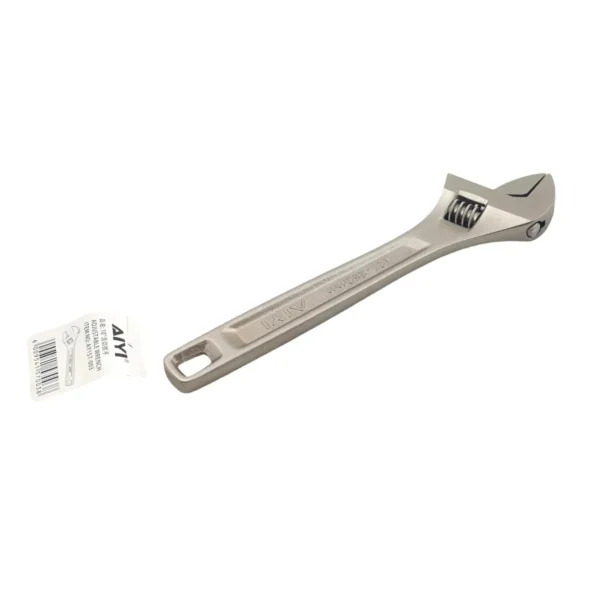 Adjustable wrench silver nice 10" AY157-003