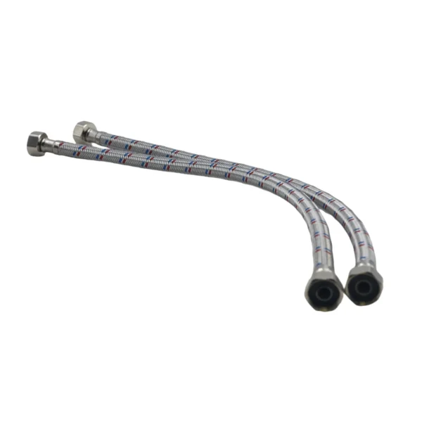 Braided hose 1/2*1/2*50cm 2pcs AY406-072