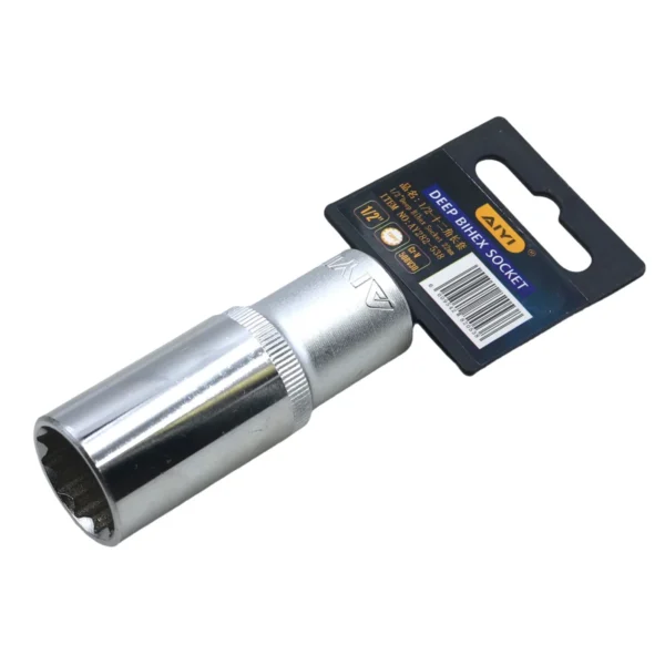 1/2" Deep socket 12PT 22mm AY282-538