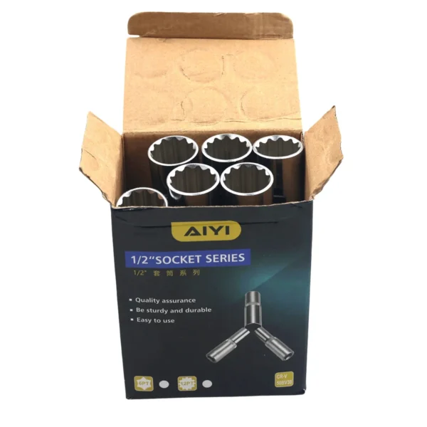 1/2" Deep bihex socket 12PT 27mm AY282-569