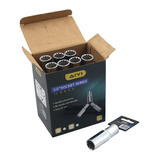 1/2" Bihex socket 12PT 19mm AY282-514
