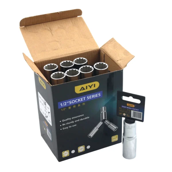 1/2" Bihex socket 12PT 19mm AY282-514