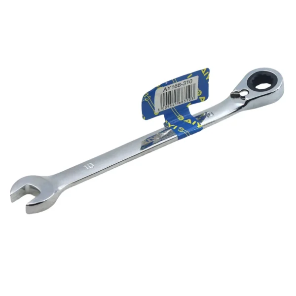 Combination reversible ratchet wrench 10mm AY168-310