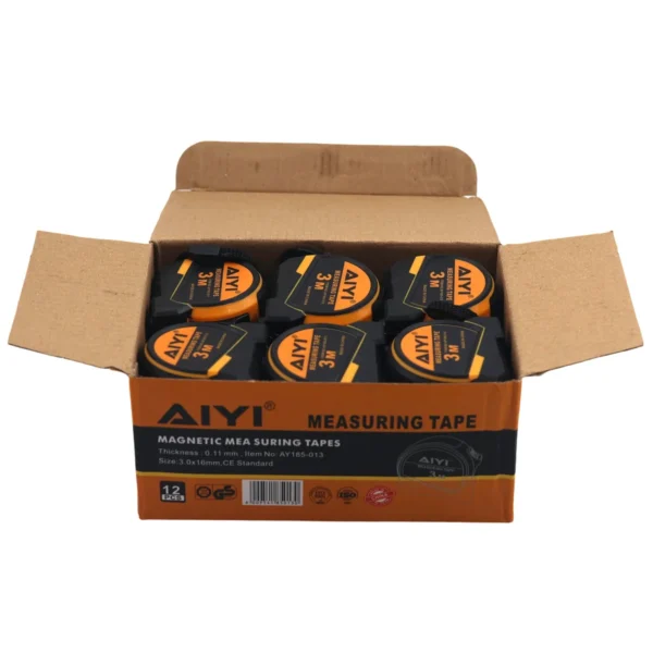 AIYI Measuring tape black 3m AY185-013