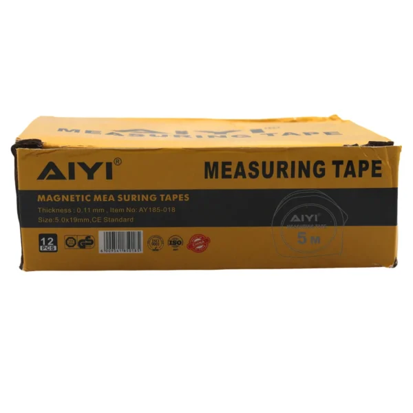 Yellow measuring tape 5m AY185-018