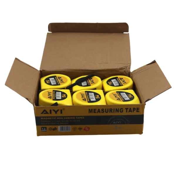 Yellow measuring tape 5m AY185-018