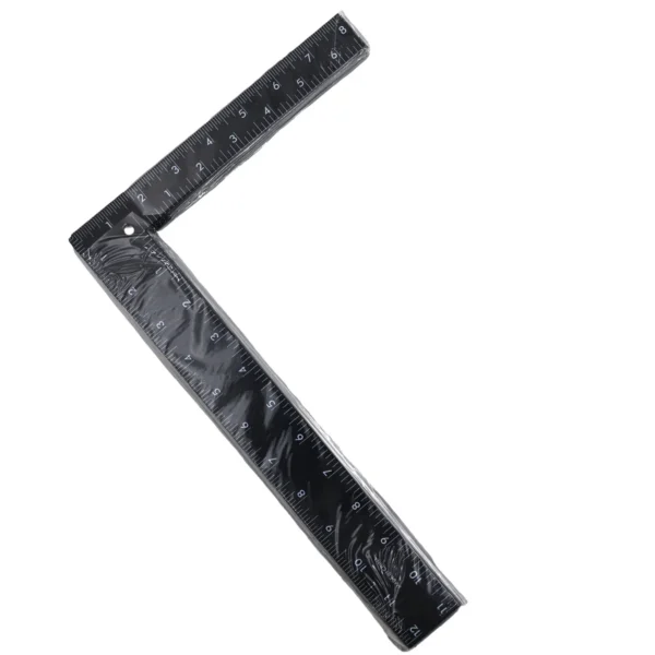 Black L-square ruler small AY002-011
