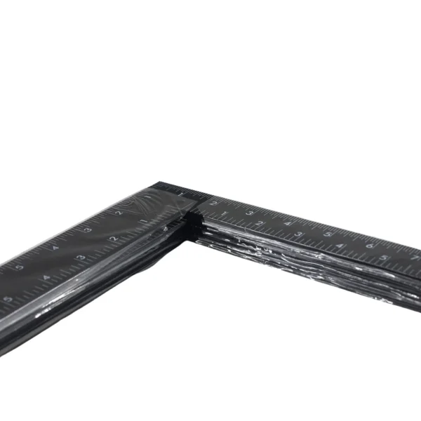 Black L-square ruler small AY002-011