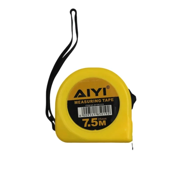 Yellow measuring tape 7.5m AY185-019