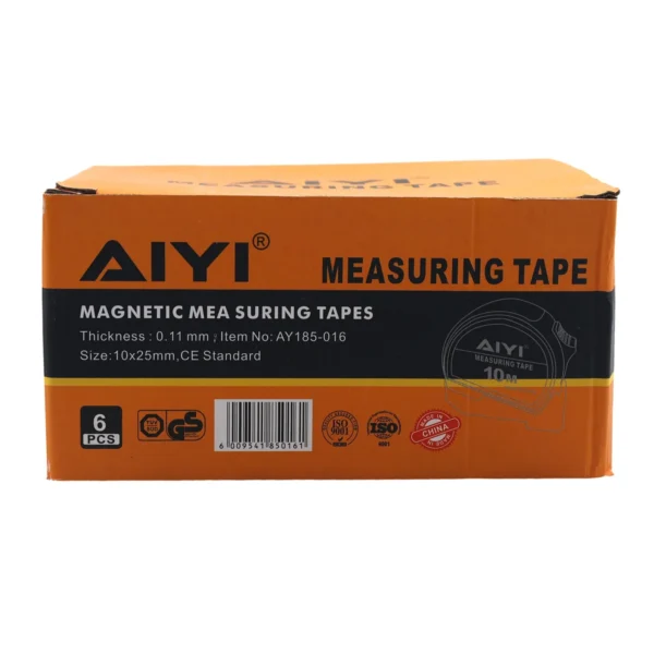 AIYI Measuring tape black 10m AY185-016