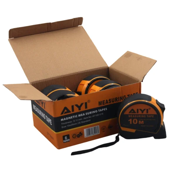 AIYI Measuring tape black 10m AY185-016