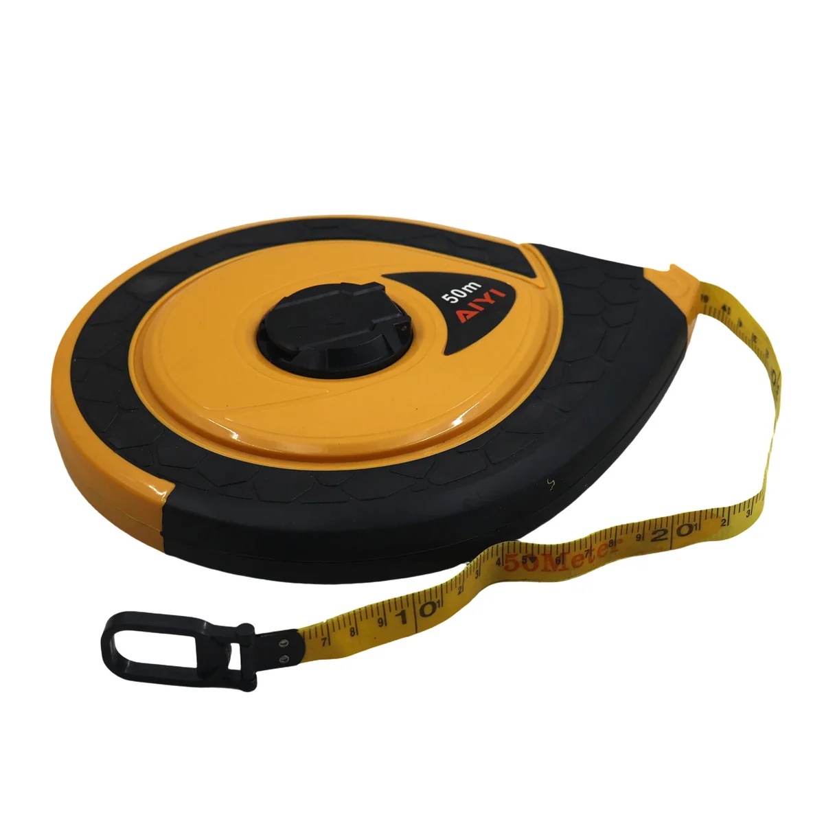 AIYI 50m Long Fibre Glass Measuring Tape with Reel Case AY161-003 - Image 2