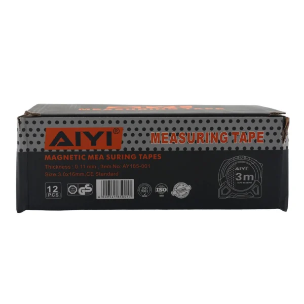 AIYI Magnetic measuring tapes black&orange 7.5m AY185-003