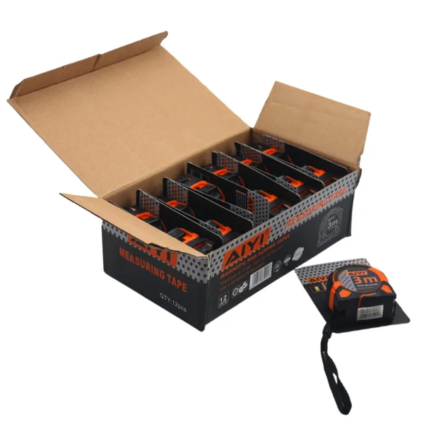 AIYI Magnetic measuring tapes black&orange 3m AY185-001